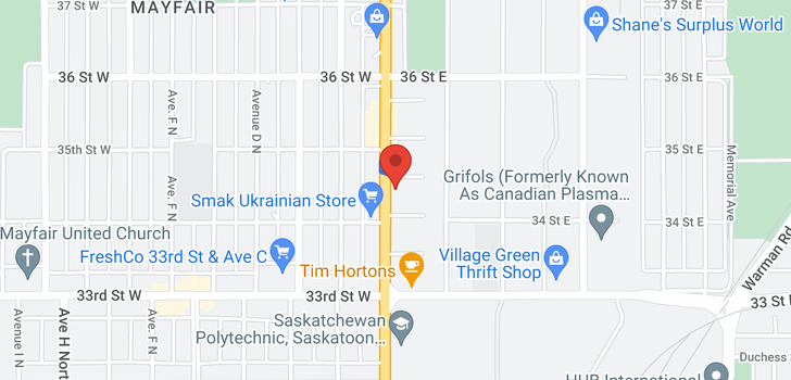 map of 1306 Idylwyld DR N